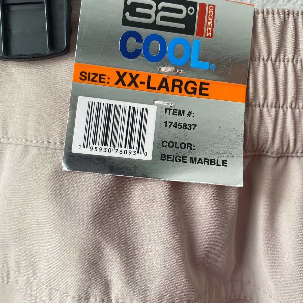 32 Degrees XXL Cool Tech Women's Skort Pockets Tan Beige Activewear NWT - Picture 4 of 5